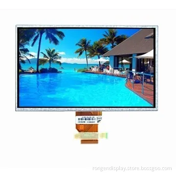 7.0inch LCD Display; Customized 800 (RGB) X480 TFT LCD Display, 24bit RGB Display Panel High Brightness 7.0 Inch TFT LCD Module